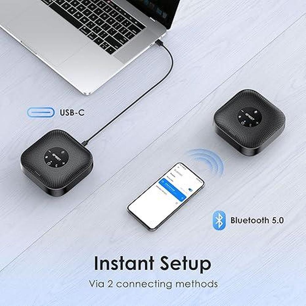 Speaker Conference: Emeet M0 Plus 4 AI Mics 360 Voice – Additional Angle