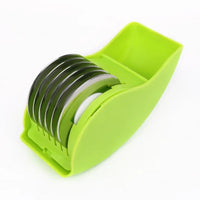 Creative Stainless Steel Vegetable Cutter with Six Cutting Wheels