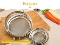 Fine Mesh Stainless Steel Strainer for Food Filtering