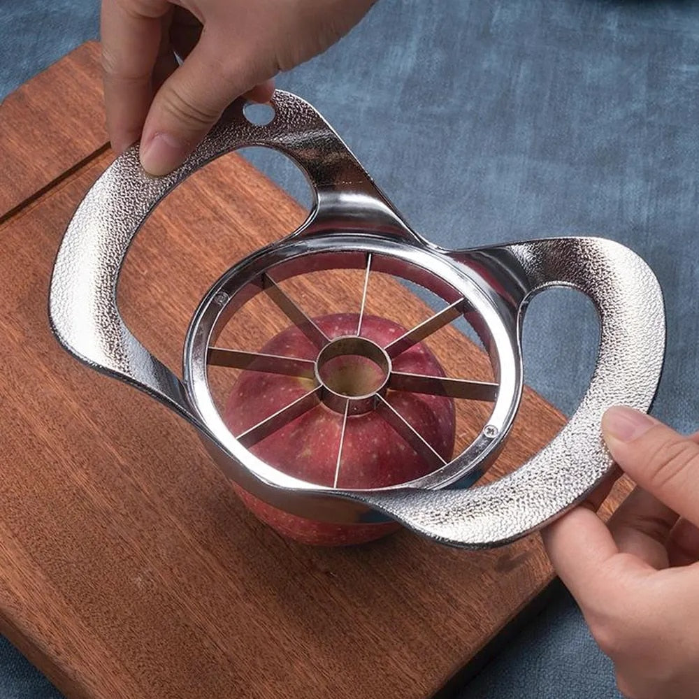 Apple Cutter: Zinc Alloy Fruit Slicer with Anti-Slip Handle