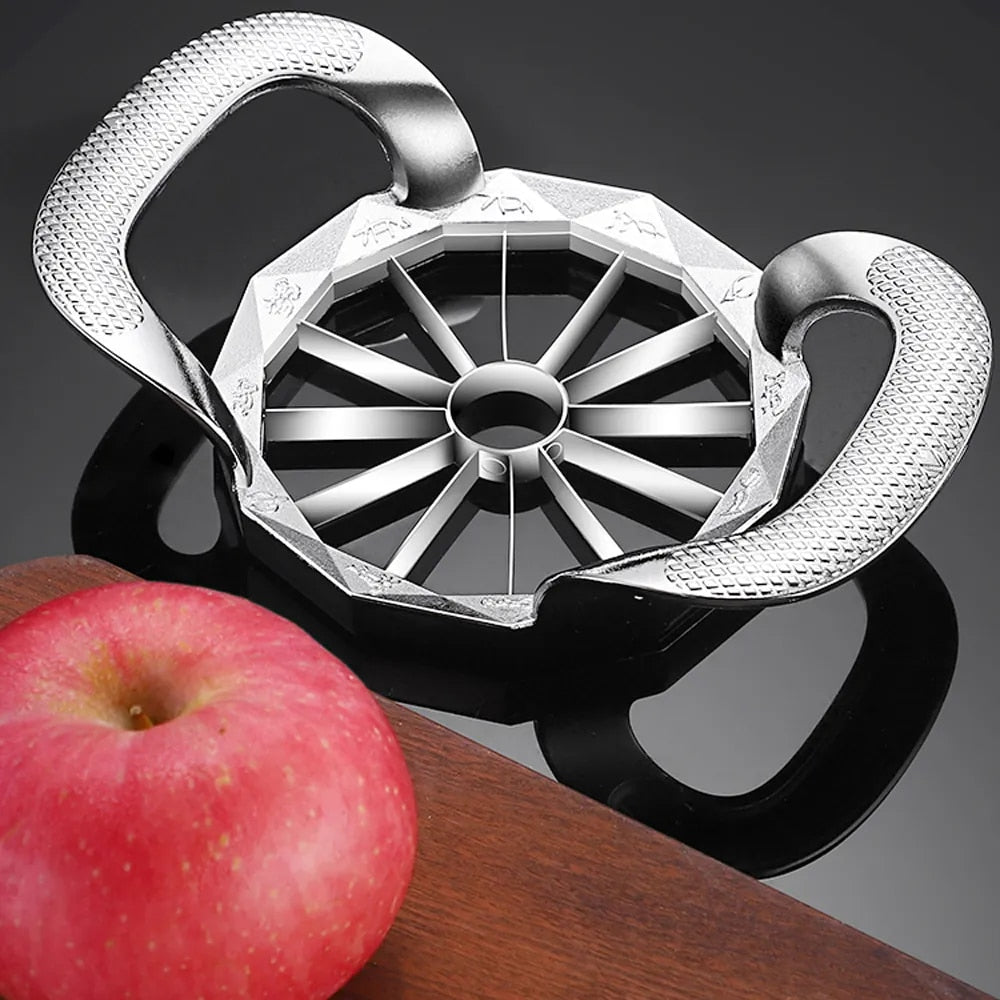 Apple Cutter: Zinc Alloy Fruit Slicer with Anti-Slip Handle