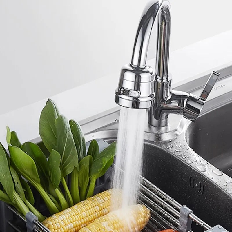 3-Mode Rotatable Kitchen Faucet Sprayer: Splash-Proof and Water-Saving Accessory