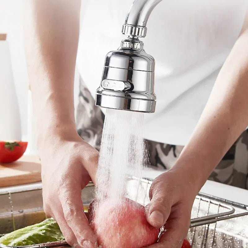 3-Mode Rotatable Kitchen Faucet Sprayer: Splash-Proof and Water-Saving Accessory