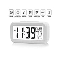 LED Digital Alarm Clock with Backlight and Multifunction Features