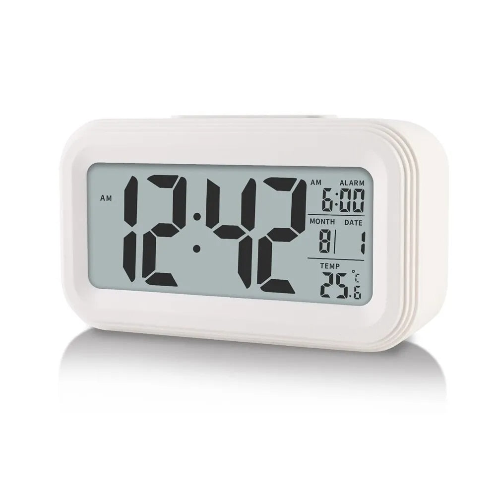 LED Digital Alarm Clock with Backlight and Multifunction Features