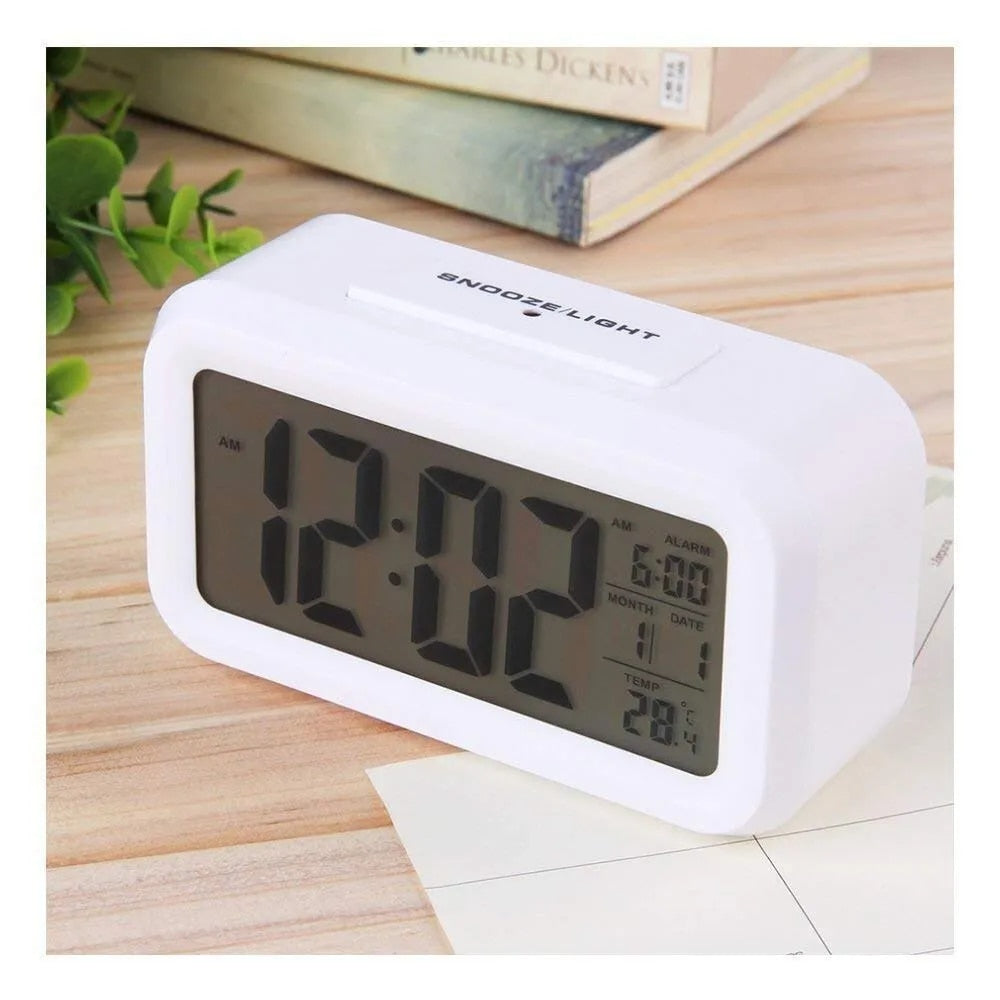 LED Digital Alarm Clock with Backlight and Multifunction Features