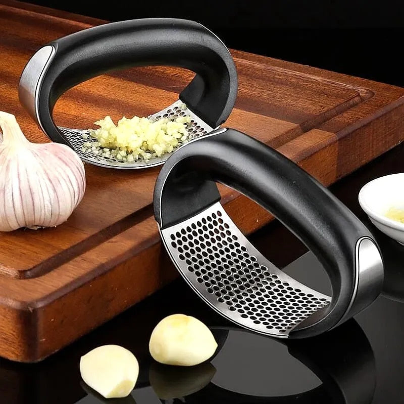 Stainless Steel Manual Garlic Press Crusher