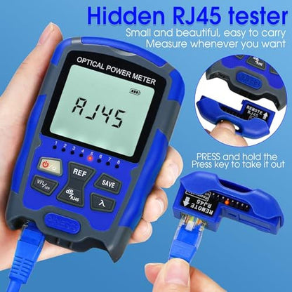 Fiber Tester: A-M50 Portable 50-26dBm Optical Power Meter – Close-up Detail
