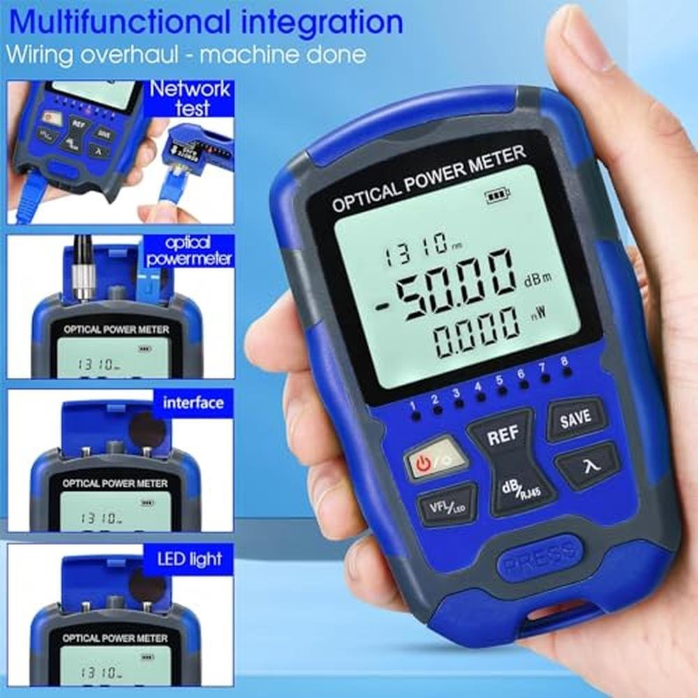 Fiber Tester: A-M50 Portable 50-26dBm Optical Power Meter – Packaging