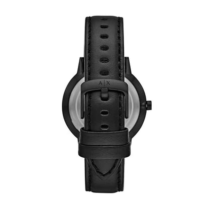 Men Armani: Armani Exchange Multifunction Men's Watch Black – Side View