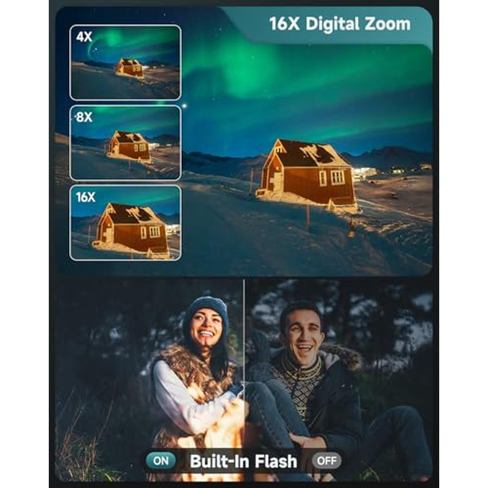 Camera Lens: Aasonida 8K Digital Camera Autofocus 88MP WiFi – Packaging