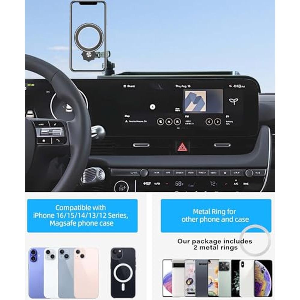 Phone Mount: AbeeyGeomarn Magnetism Car Phone Holder for – Packaging
