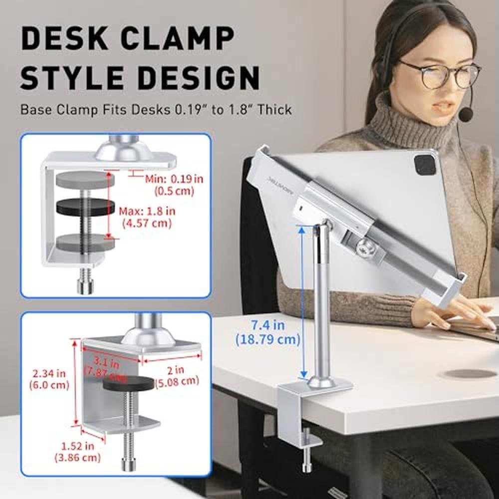 Tablet Stand: Abovetek Anti-Theft Locking Tablet Stand – In Use