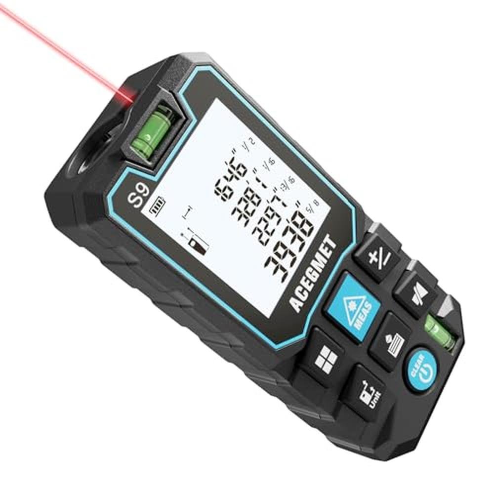 Laser Tool: Acegmet Laser Measure 393ft/120m – Front View