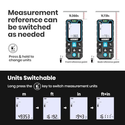 Laser Tool: Acegmet Laser Measure 393ft/120m – In Use