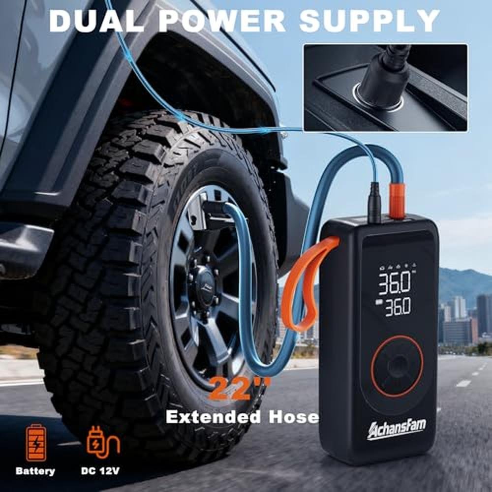 Achansfam P9 Pro Portable Air Compressor – Packaging