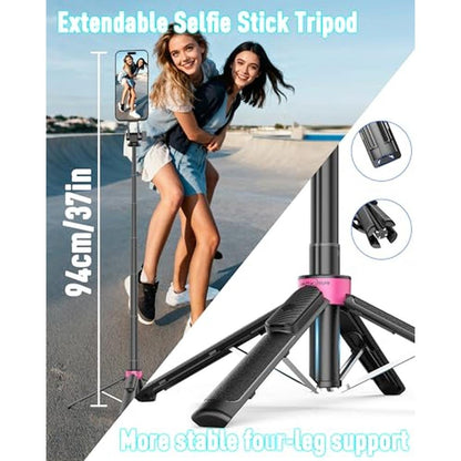 Tripod iPhone: ACKIMA Magnetic Tripod Portable Selfie Stick – In Use
