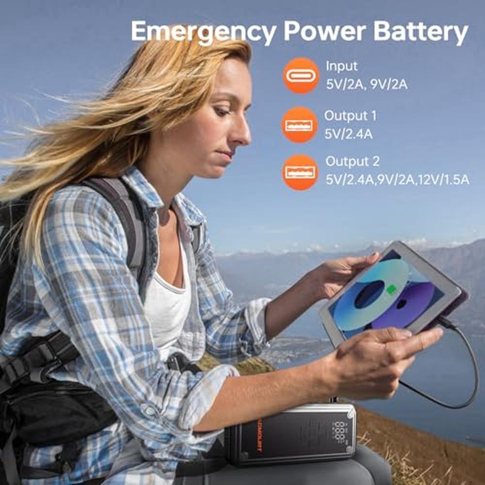 Jump Starter: Acmount W160 5000A Portable Car Jump Starter – In Use