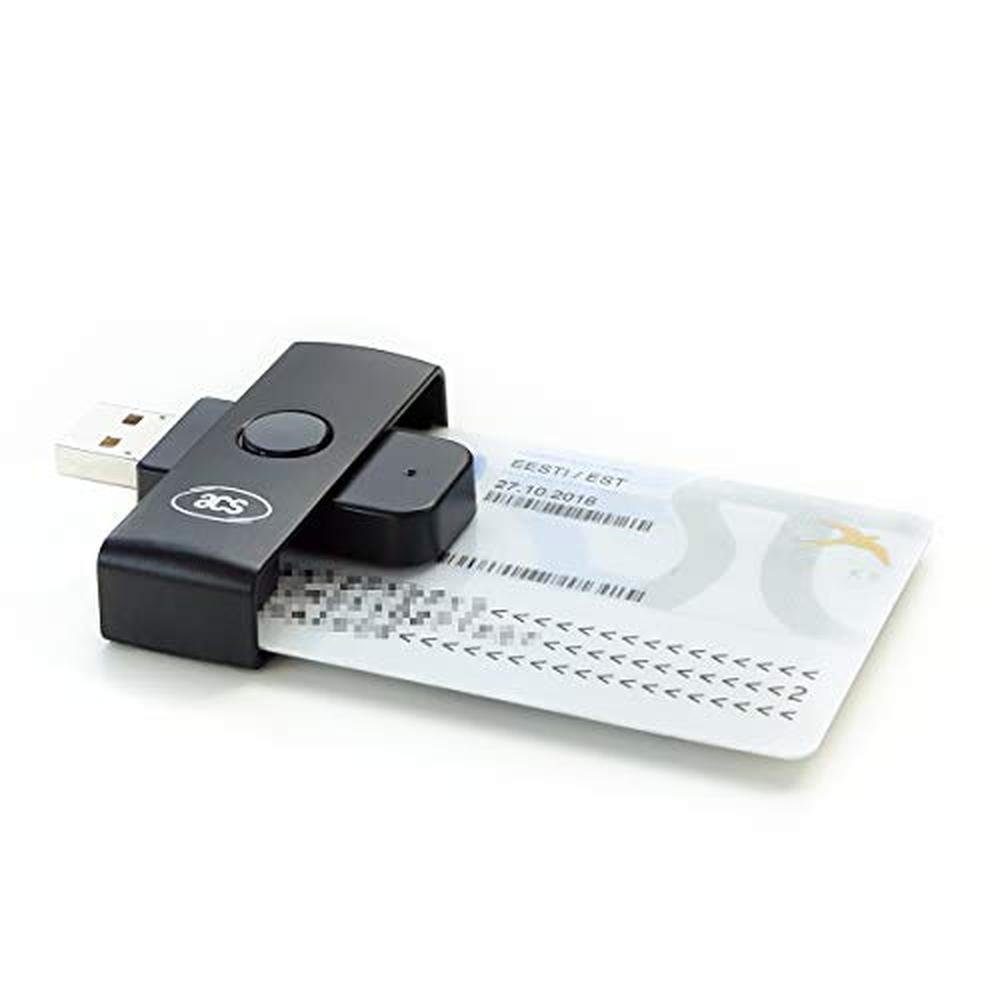 ACS ACR38U-N1 PocketMate USB Smart Card Reader and Writer – Front View