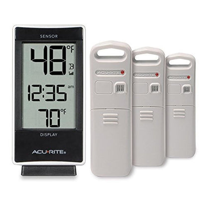 Acurite 01090M: Multi-Sensor Thermometer with 3 – Front View