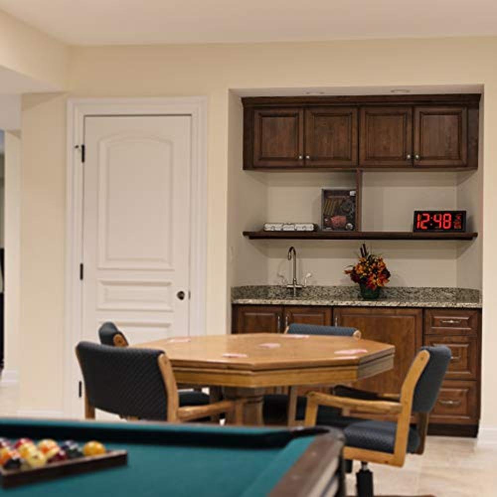 Acurite Large Digital LED Oversized Wall Clock – In Use