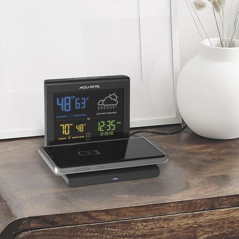 Acurite Weather Forecaster: Acurite 01193M Black – In Use