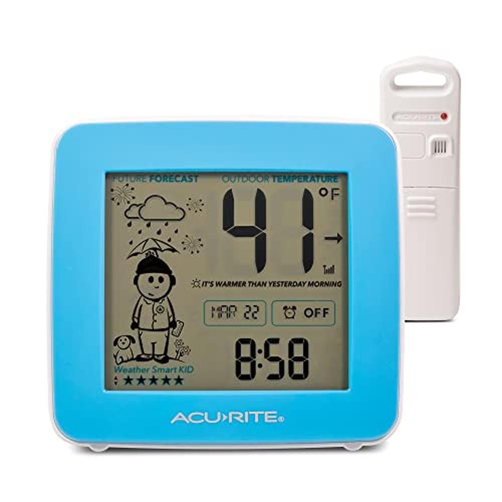 Outdoor Acurite: Acurite Weather Station with Alarm Clock – Front View