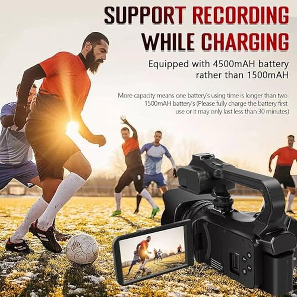 Acuvar Camera: 4K/6K Camcorder Video Camera 64MP 60FPS WiFi – In Use