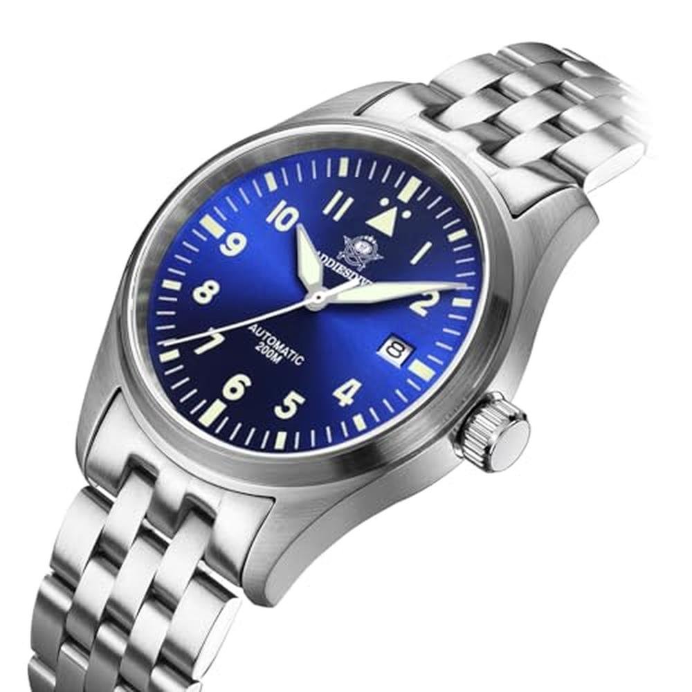 Addiesdive Mens Watch: Addiesdive MY-H2 Automatic Watch – Front View