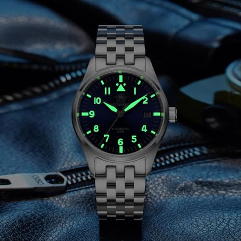 Addiesdive Mens Watch: Addiesdive MY-H2 Automatic Watch – Close-up Detail