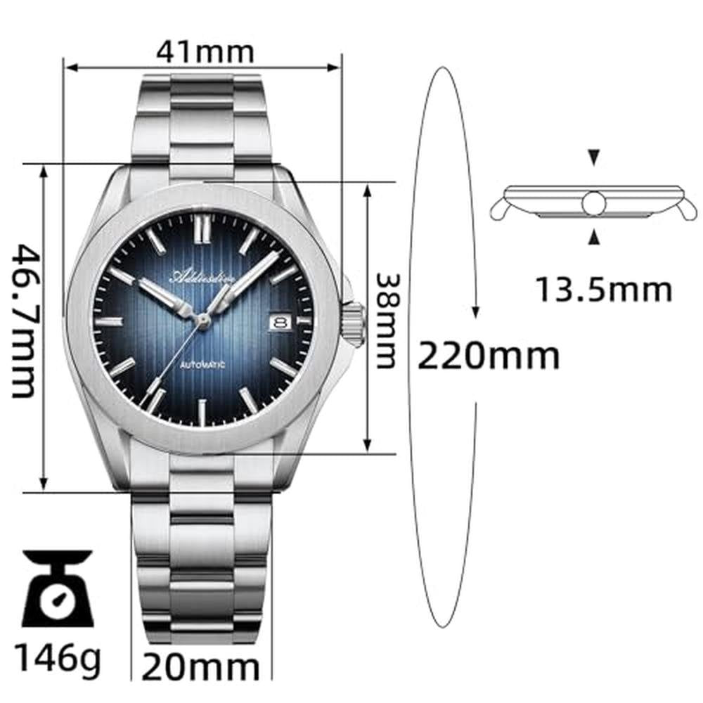 Men's Addiesdive Watch: ADDIESDIVE NH35 Automatic Dress – Side View