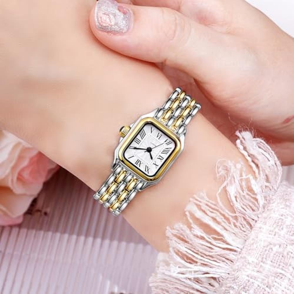 ADSBIAOYE Gold Watches for Women – Side View