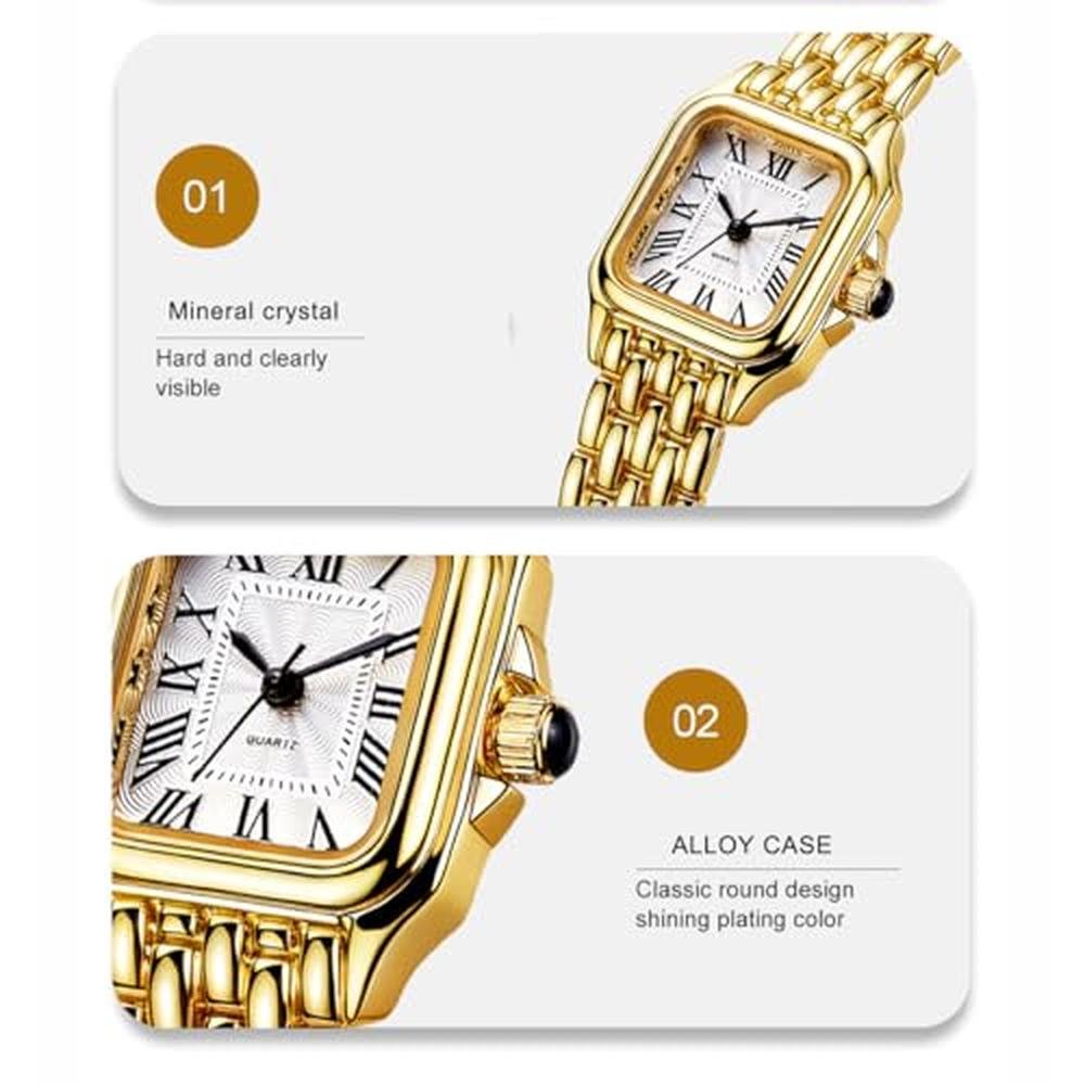 ADSBIAOYE Gold Watches for Women – In Use