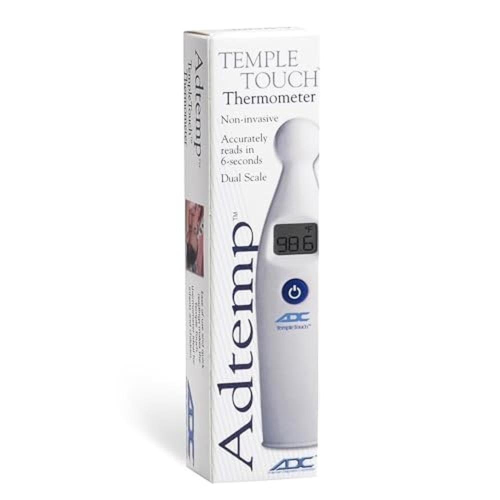 Adtemp 427: Temporal Contact Thermometer LCD Display – Front View