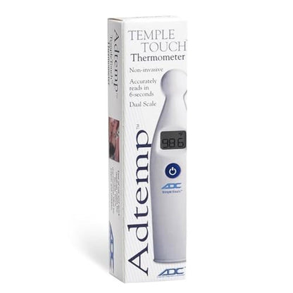 Adtemp 427: Temporal Contact Thermometer LCD Display – Front View