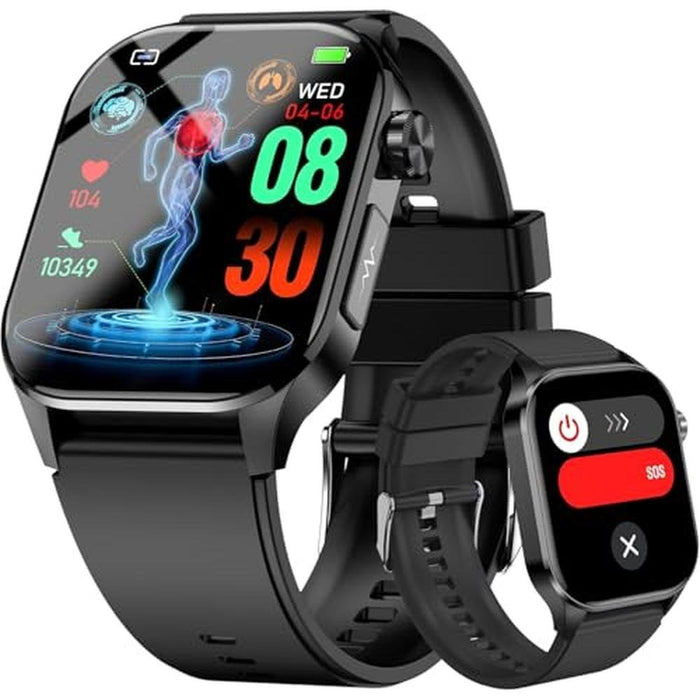 Advanced Health Smartwatch: Real-Time Blood Oxygen & Heart – Front View