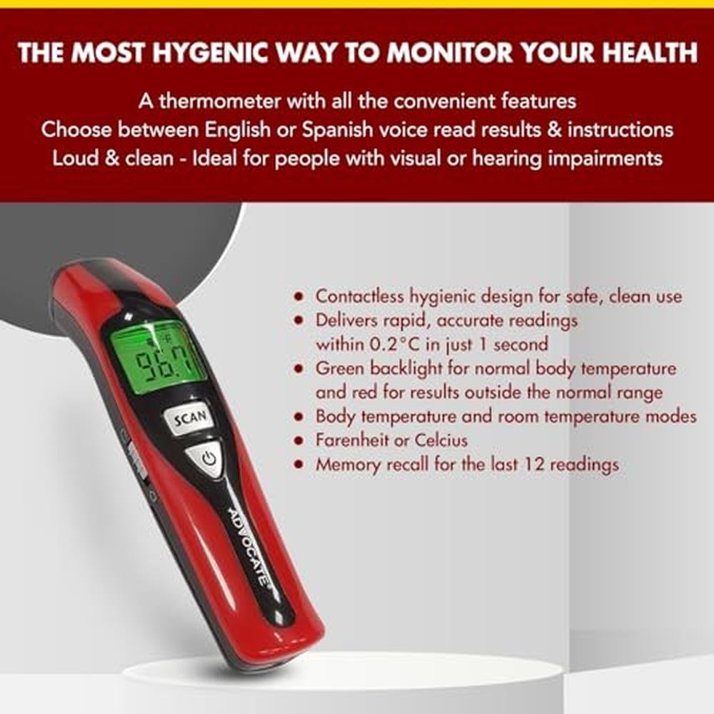 Thermometer Advocate: Advocate Non Contact Touchless – Packaging