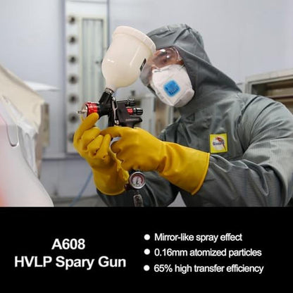 Gun Paint: AEROPRO Tools A608 HVLP Air Spray Gun 1.3mm – Side View