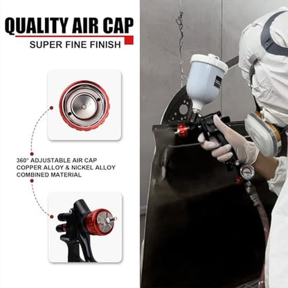 Gun Paint: AEROPRO Tools A608 HVLP Air Spray Gun 1.3mm – In Use