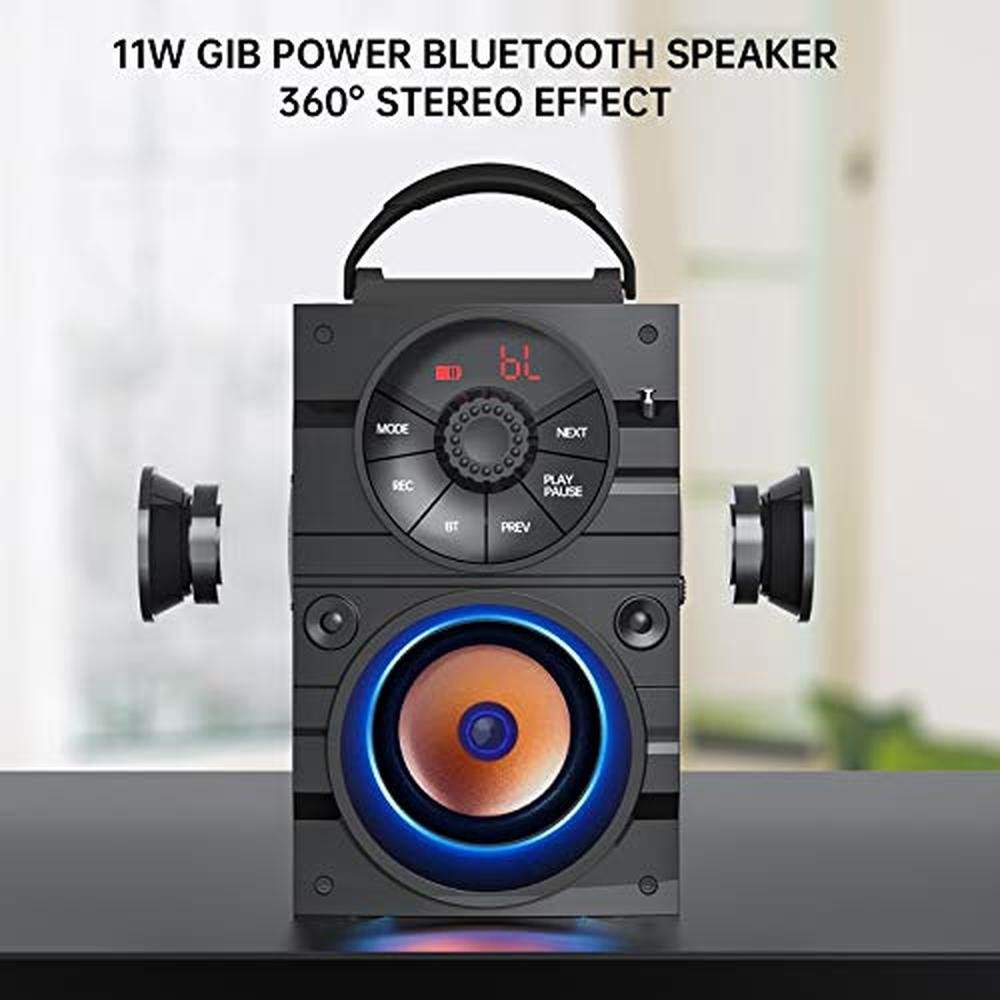 Bluetooth Speaker: Aesackir B9-3 Portable Big Bluetooth – Close-up Detail