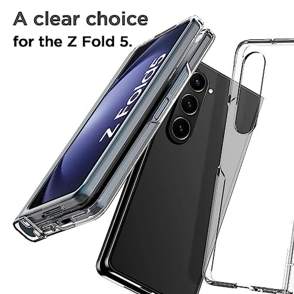 Galaxy Fold 5 Case: AICase Clear Phone Case with S Pen – Close-up Detail