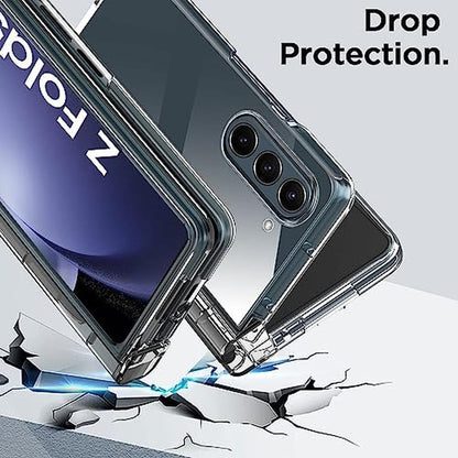 Galaxy Fold 5 Case: AICase Clear Phone Case with S Pen – In Use