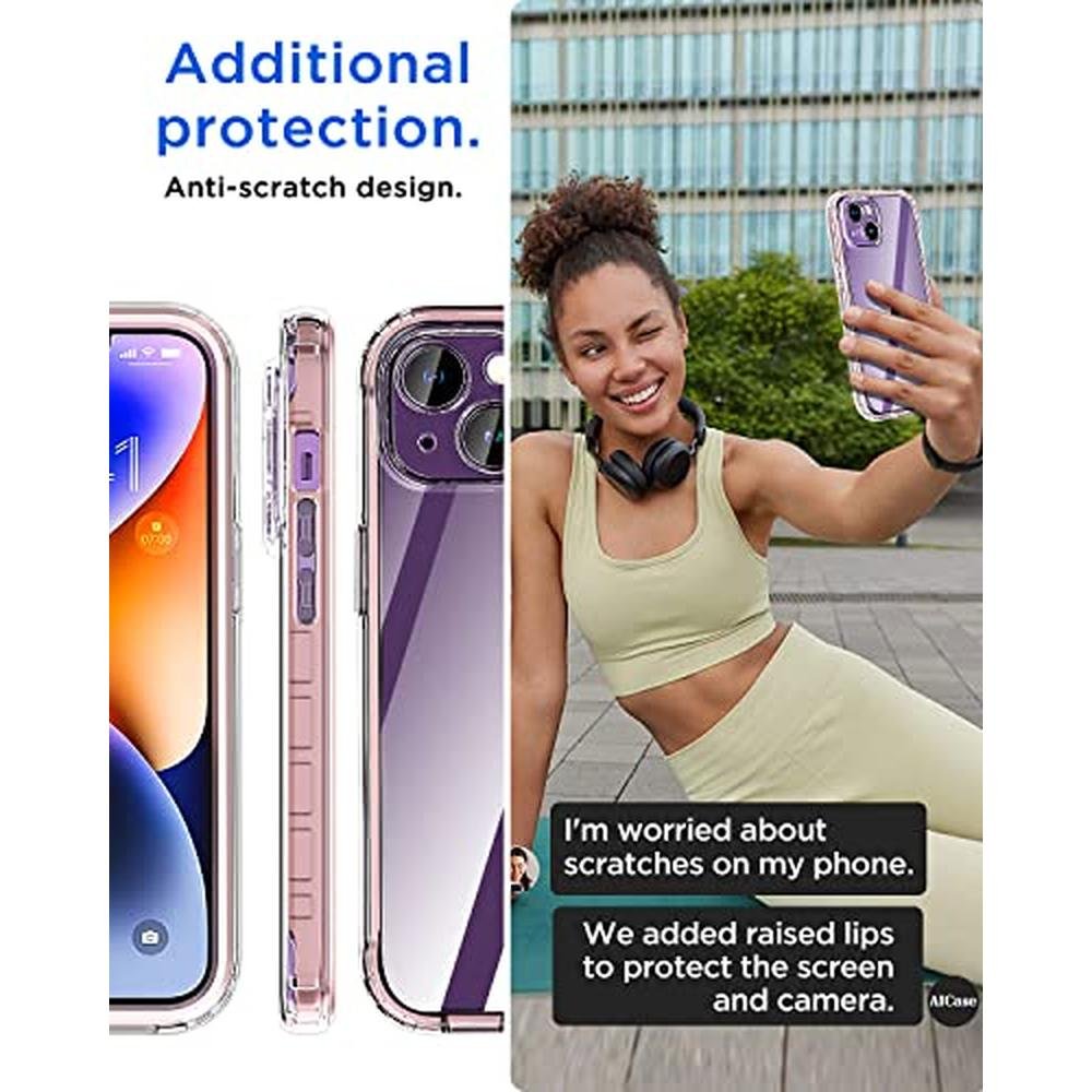 iPhone Case: AICase Clear Full Body Rugged for iPhone 14 – Packaging