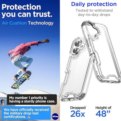 AICase iPhone 17 Clear: Heavy Duty Durable 3-Layer Crystal – Packaging