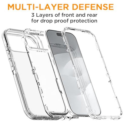 iPhone Air Case: AICase 3 in 1 Heavy Duty Drop Protection – Side View