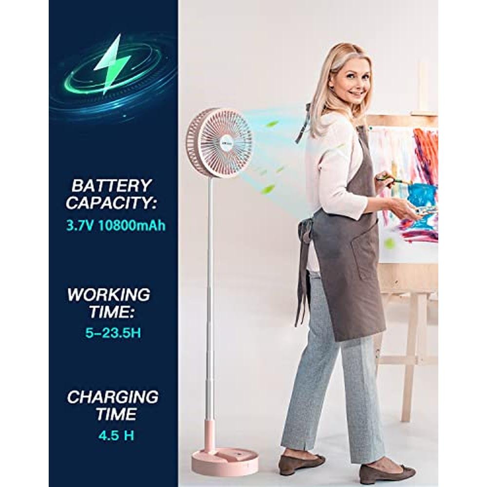 Fan AICase: AICase Stand Fan Folding Portable Telescopic – Close-up Detail