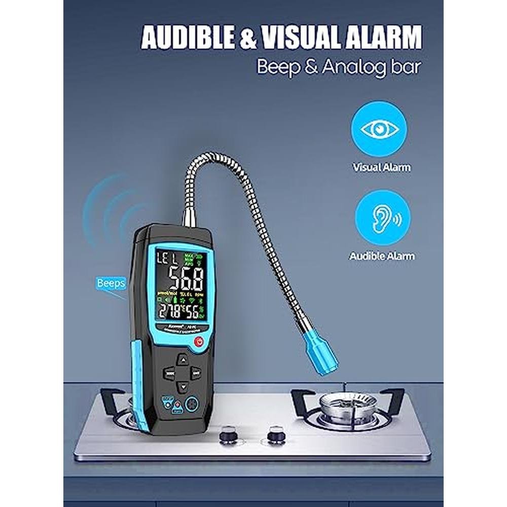 Natural Gas Detector: Aicevoos High-End Rechargeable Device – In Use
