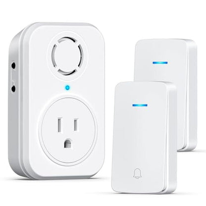 Doorbell Button: AIDA Wireless Self-Powered Doorbell with – Front View