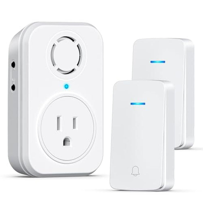 Doorbell Button: AIDA Wireless Self-Powered Doorbell with – Front View