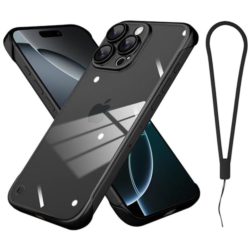 Frameless Case: Aidvaia iPhone 16 Pro Max Transparent – Front View